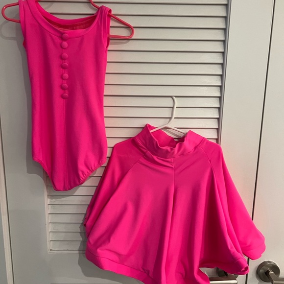 Ballroom dance set:skirt and leotard